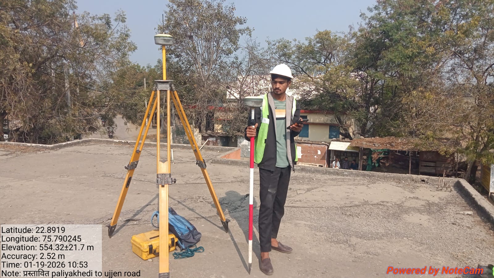 Ujjain Palakhedi Road Survey by Dgps