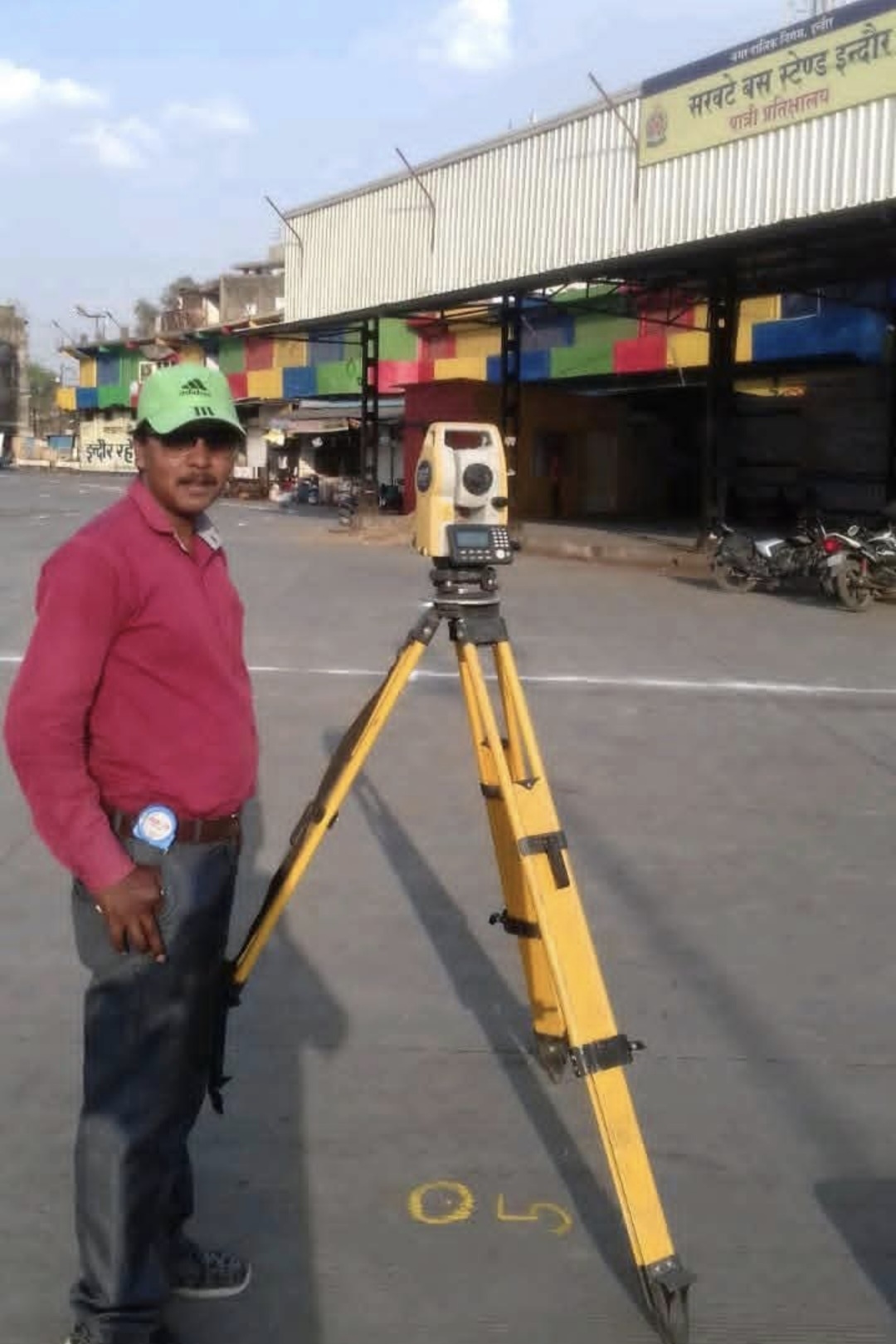 Sarvate Bus Stand Indore Layout Work