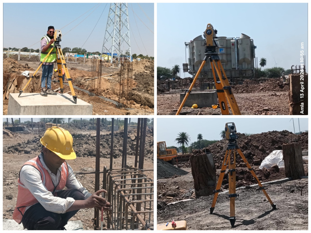 Total Station Layout for 150 MW Wind Project Runija MP | Survey &amp;amp;amp; Layout Experts India